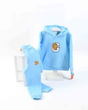 تصویر  ست هودی شلوار طرح گارفیلد