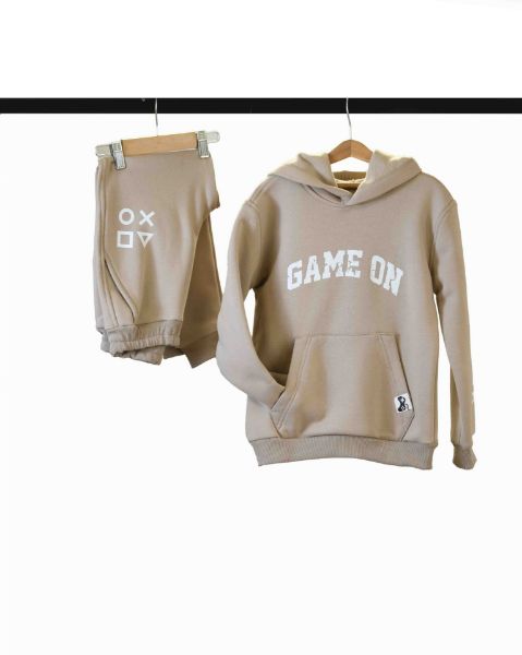 تصویر  ست هودی شلوار طرح Game