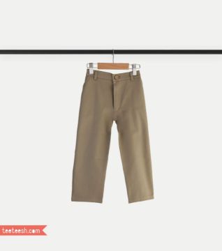 تصویر  شلوار کتان نسکافه ای 
