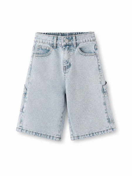 شلوارک جین آبی روشن